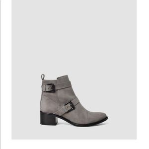 All saints grey Flynn boots